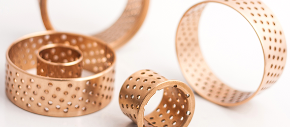 split bronze bushings oil holes