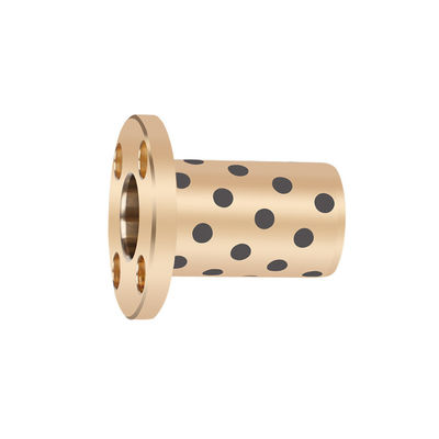 Beli C86300 ASTM UNS / SAE Casting Copper Alloy Bronze Sleeve Bushing Dengan Grafit pembuatan online