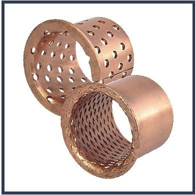 Beli CuSn8 Self Pelumas Bantalan Polos, Metric Flanged Sleeve Bearing VSB-22 pembuatan online