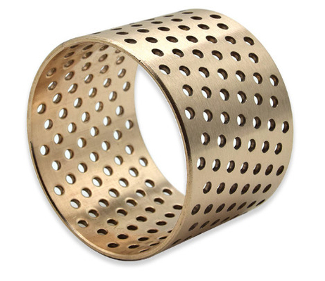 Beli DIN 1494 / ISO 3547 Sleeve Tin Bronze CuSn8 Bantalan Biasa Rolled Bushes Dengan Pelumas Grease Holes pembuatan online