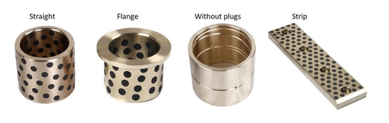 Beli Cast Bronze Sleeve Bushing Penggantian Aluminium Bronze Self Lube Bearings pembuatan online