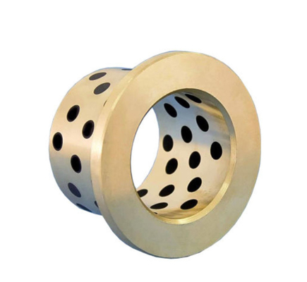 Beli C86300 Slide Bearing Sturned Bronze & Flanged Bushing Solid Lubricant Tertanam pembuatan online