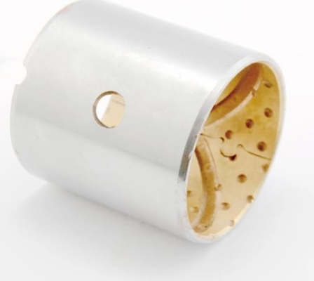 Beli Bushing Mesin Perunggu Tanpa Minyak Bimetal Bearing Bushes AISn20Cu Steel pembuatan online