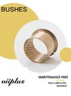 Rolled Bronze Bushing with Diamond Indents |  Metric Sleeve material CuSn8 & CuSn6.5P