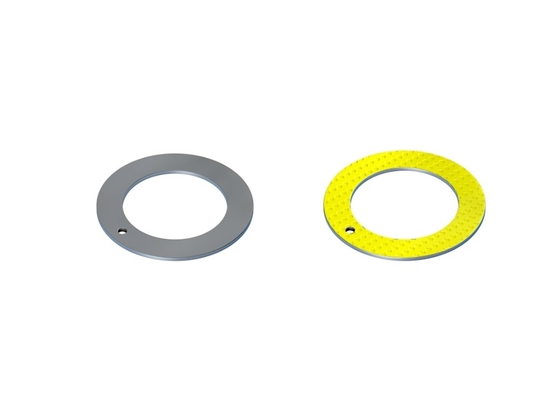 Beli Flat Bronze Gleitlager Washer Gasket POM Coated Steel Composite Untuk Industri Berat pembuatan online