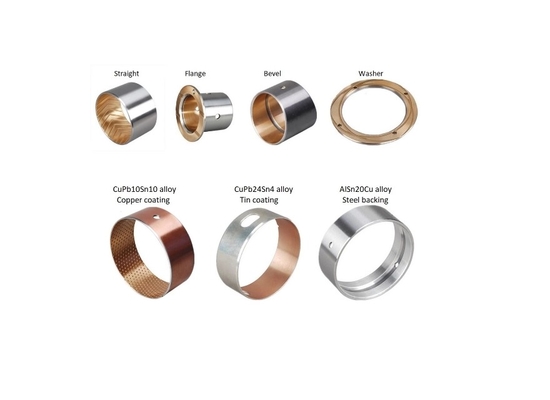 Beli Bimetal Bearing -720 Kekerasan Tinggi Bimetal Strip Logam Pelat CuPb24Sn4 & CuPb30 Bahan Bushing pembuatan online