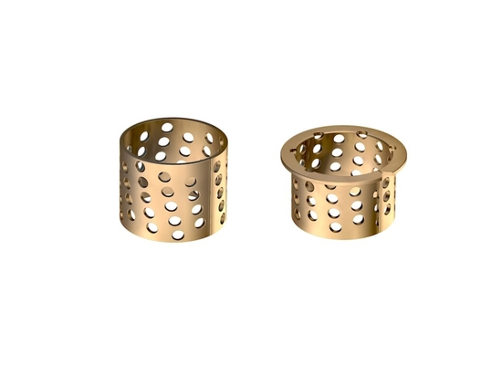 Beli CuSn8 Flanged Bronze Bushings Metric Ukuran Besar Untuk Rig Penambangan pembuatan online
