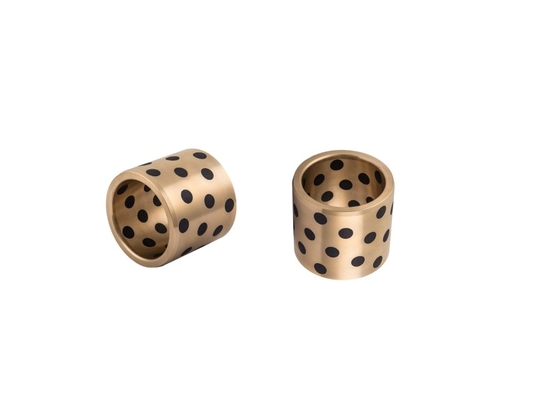 Beli Perunggu Dengan Pelumas Padat Tertanam Lurus Bushing 45 Mm ID 55 Mm OD 40 Mm Panjang pembuatan online