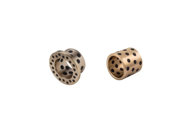 Beli Flange Collar Bronze Plating Bearings, Ukuran Metric Bearing Self Lubricating pembuatan online