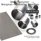CSB-22 PVDF Composite Metal Polymer Plain Bearings Tin Plating
