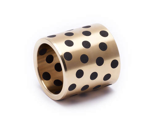 Beli Gleitlagerbuchsen Bronze Alloy Bronze Gleitlager Bushing Dengan Grafit Dimasukkan pembuatan online