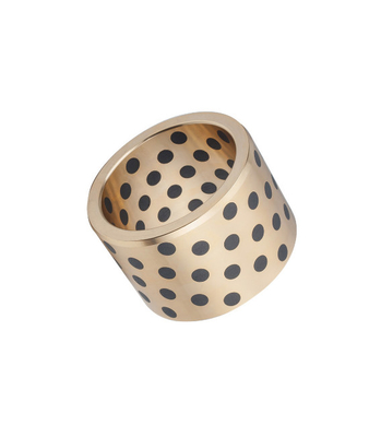 Beli C86300 430B Mangan Cor Bronze Flanged Graphite Bushing Bearing & Alur Minyak Piring pembuatan online