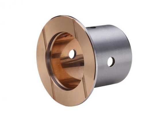 Beli Alur Minyak Poros & Kunci Flange Bimetal Bantalan Semak Dengan Lekukan Minyak CuSn10Pb10 pembuatan online