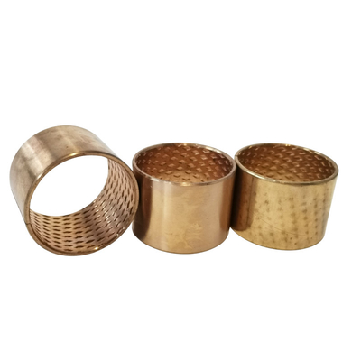 Beli Flange Bronze Bushing Dibungkus Beban Tinggi CuSn8P DIN 17662 pembuatan online