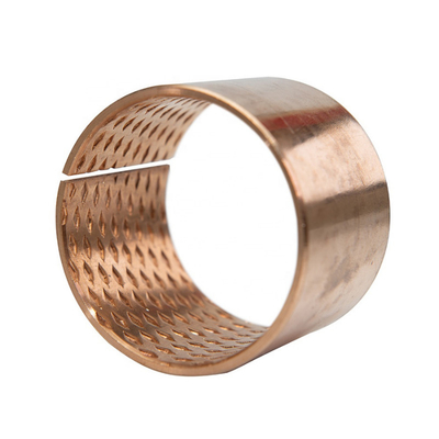 Beli CuSn8 / CuSn6 Tin Bronze Bushings Berlian & Bola Bentuk Indents Indentasi minyak pelumasan diri pembuatan online