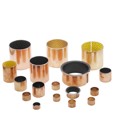 Beli Oranye POM Warna Polimer Bantalan Biasa Celah Lubang Poles Perunggu Bushing pembuatan online