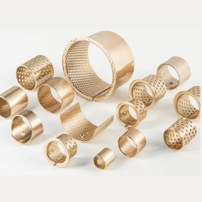 Harga yang bagus DIN 1494 Polos CuSn8 Bushing Perunggu Self Pelumas 160-165-60mm Berlubang on line