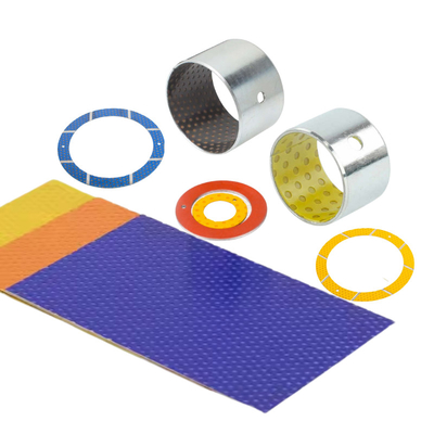 Harga yang bagus Slide Paths PAS Bronze Bushing Material Dibungkus POM Lining Bushings on line