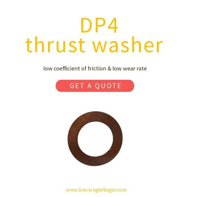 Harga yang bagus Thrust Washer - Ukuran Metrik Metal-Polymer Low Friction Plain Bearings Plain Bearing on line