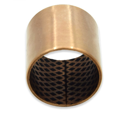 Harga yang bagus Flanged Bronze Bushings Cusn8 DIN1494 / ISO 3547 Pelumasan 090 Kantong Berlian & Alur Minyak on line