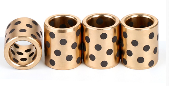 Harga yang bagus Grafit Tergabung Oiless Gunmetal Bantalan Pelumas Padat Bushing Perunggu Bushing METRIK NORMAL on line