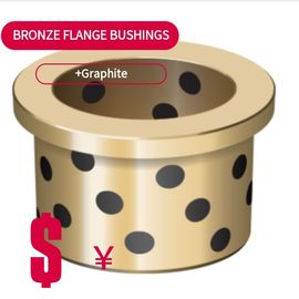 C86300 Bronze Bushing & Wear Plate Flanged Bronze Bushings High Temperature Resistance