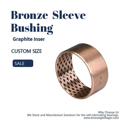 Harga yang bagus Dinding Tipis Grafit Bushing Dicolok Metrik Dan Inch Ukuran Perunggu Lengan FB09G on line