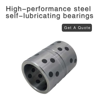 Harga yang bagus Pelumasan Diri Bantalan Selongsong Baja S45C Hardened on line
